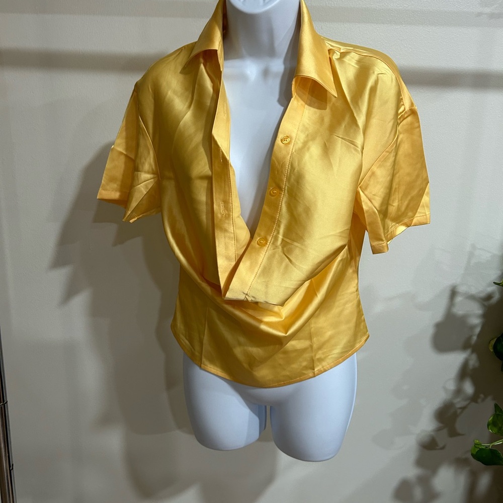 Chic Yellow Women's Blouse